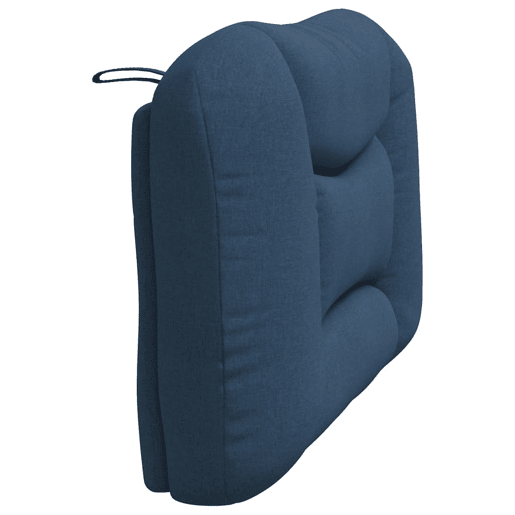 Almofadão de Cabeceira - Cabeceira de cama 100 cm tecido azul