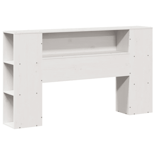 Cabeceira - Cabeceira de cama com arrumação 160 cm madeira de pinho maciça branco Cabeceira - Cabeceira de cama com arrumação 160 cm madeira de pinho maciça branco