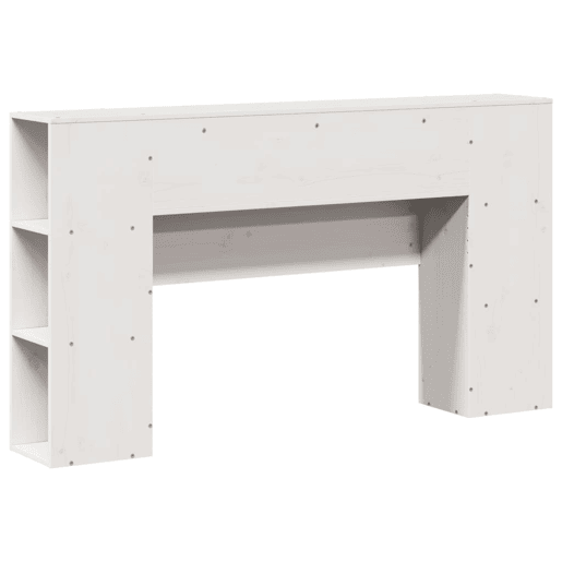 Cabeceira - Cabeceira de cama com arrumação 160 cm madeira de pinho maciça branco Cabeceira - Cabeceira de cama com arrumação 160 cm madeira de pinho maciça branco