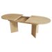 Mesa de comedor extensible ovalada 120x80 Mesa de comedor extensible ovalada 120x80 Roble