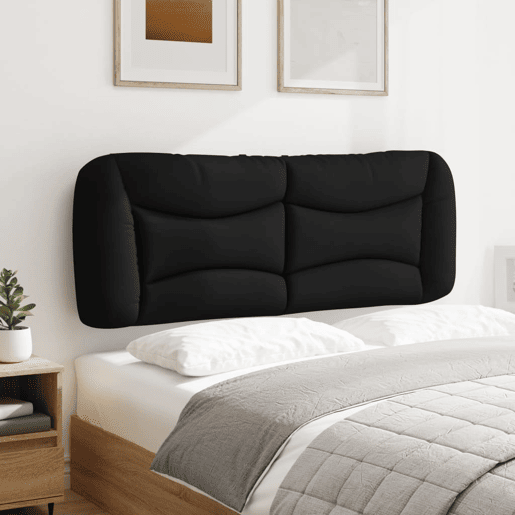 Almofadão de Cabeceira - Cabeceira de cama 140 cm tecido preto