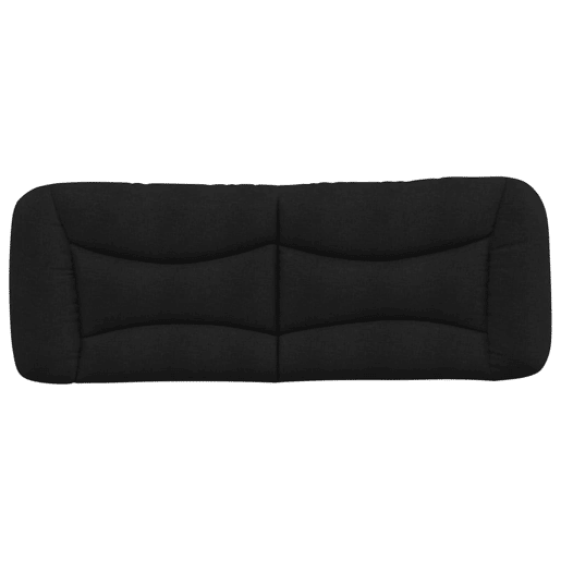 Almofadão de Cabeceira - Cabeceira de cama 140 cm tecido preto