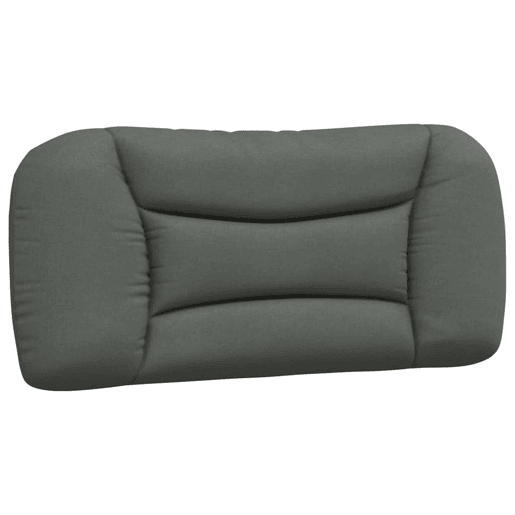 Almofadão de Cabeceira - Cabeceira de cama 90 cm tecido cinzento-escuro