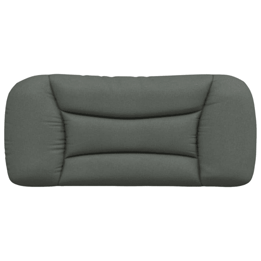 Almofadão de Cabeceira - Cabeceira de cama 90 cm tecido cinzento-escuro