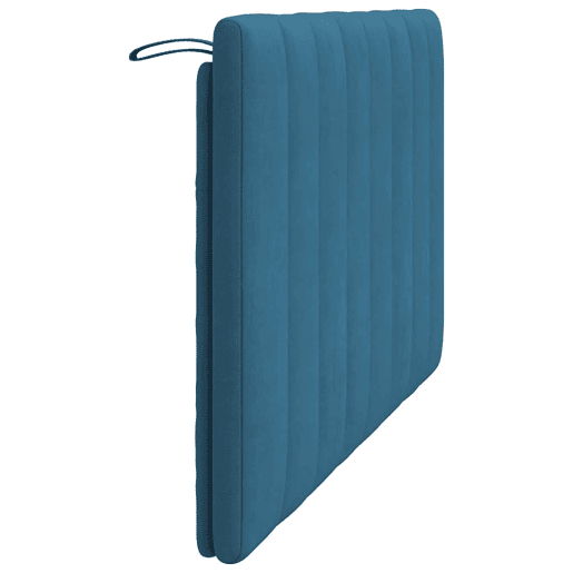 Almofadão de Cabeceira - Cabeceira de cama 120 cm veludo azul