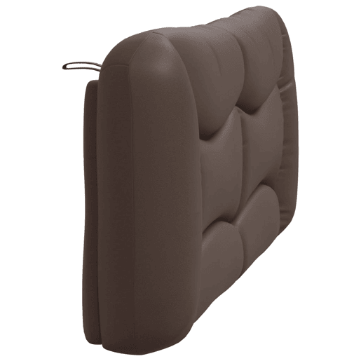 Almofadão de Cabeceira - Cabeceira de cama 160 cm couro artificial castanho