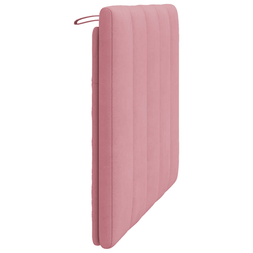 Almofadão de Cabeceira - Cabeceira de cama 100 cm veludo rosa