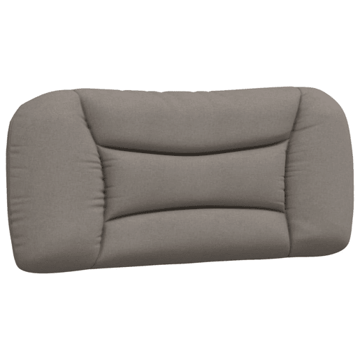Almofadão de Cabeceira - Cabeceira de cama 80 cm tecido cinzento-acastanhado