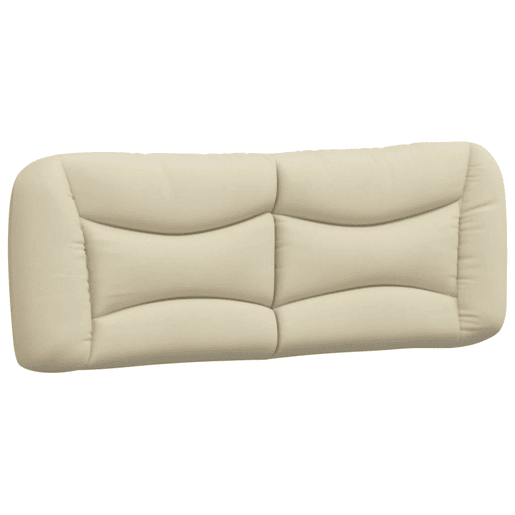 Almofadão de Cabeceira - Cabeceira de cama 140 cm tecido creme