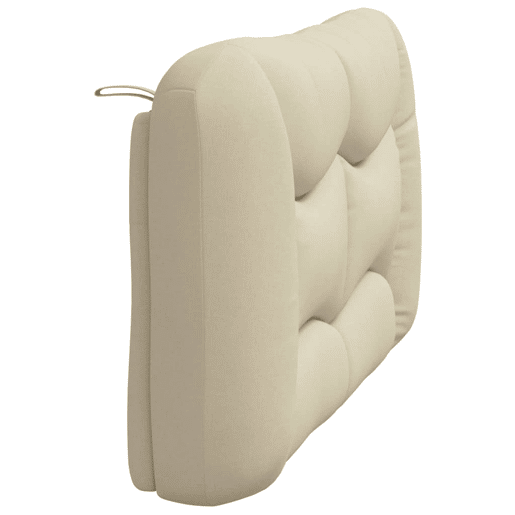 Almofadão de Cabeceira - Cabeceira de cama 140 cm tecido creme