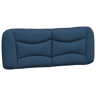 Almofadão de Cabeceira - Cabeceira de cama 120 cm tecido azul