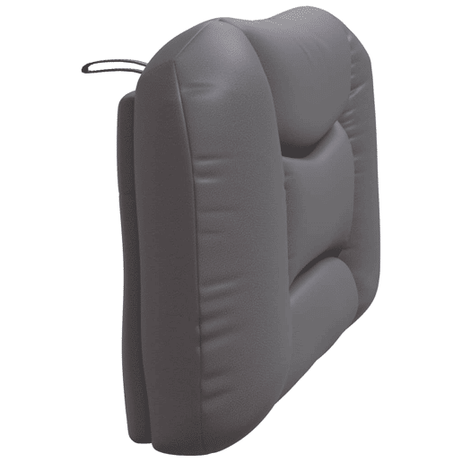 Almofadão de Cabeceira - Cabeceira de cama 100 cm couro artificial cinzento