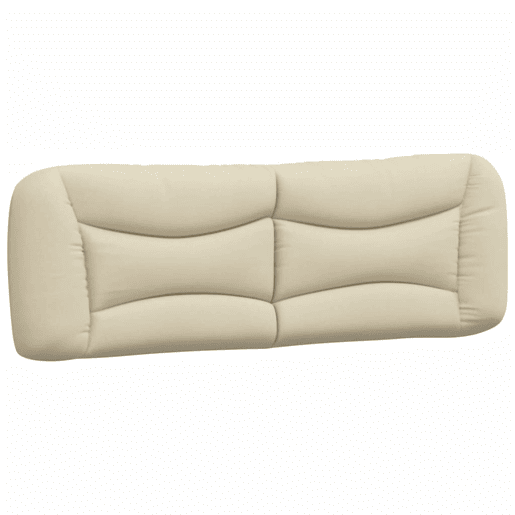 Almofadão de Cabeceira - Cabeceira de cama 160 cm tecido creme