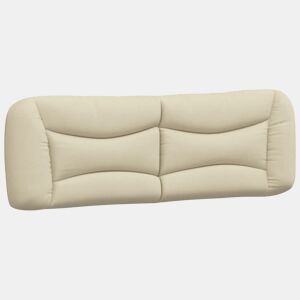 Almofadão de Cabeceira - Cabeceira de cama 160 cm tecido creme