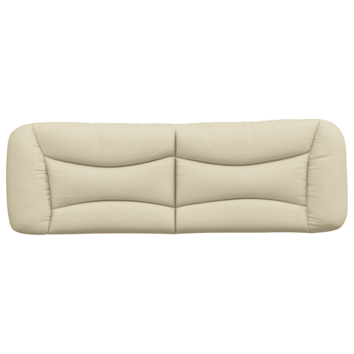 Almofadão de Cabeceira - Cabeceira de cama 160 cm tecido creme
