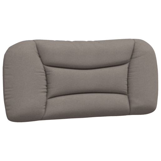 Almofadão de Cabeceira - Cabeceira de cama 90 cm tecido cinzento-acastanhado