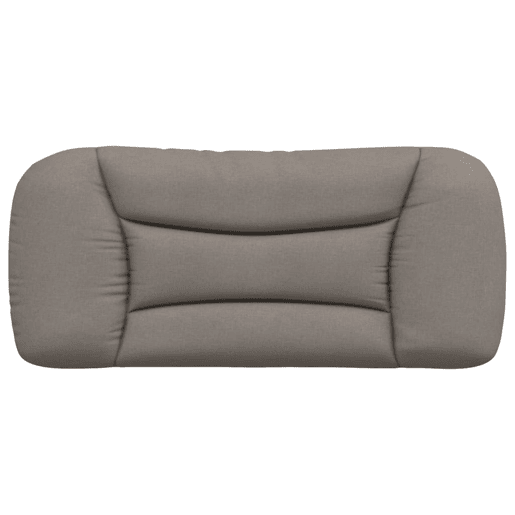 Almofadão de Cabeceira - Cabeceira de cama 90 cm tecido cinzento-acastanhado