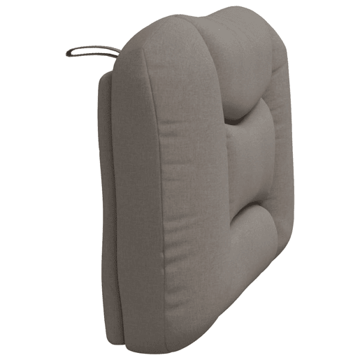Almofadão de Cabeceira - Cabeceira de cama 90 cm tecido cinzento-acastanhado