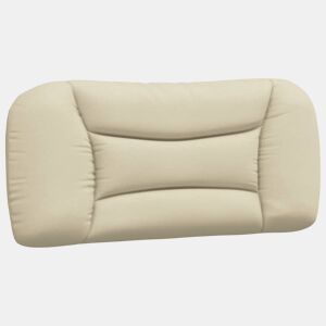 Almofadão de Cabeceira - Cabeceira de cama 80 cm tecido creme