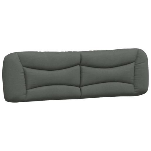 Almofadão de Cabeceira - Cabeceira de cama 180 cm tecido cinzento-escuro