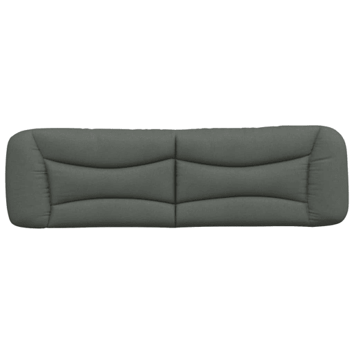 Almofadão de Cabeceira - Cabeceira de cama 180 cm tecido cinzento-escuro