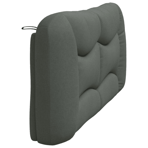 Almofadão de Cabeceira - Cabeceira de cama 180 cm tecido cinzento-escuro