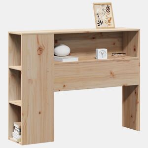 Cabeceira - Cabeceira de cama com arrumação 75 cm madeira de pinho maciça