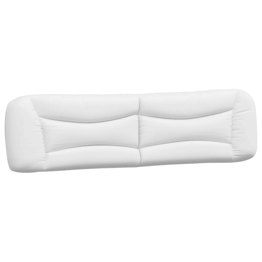 Almofadão de Cabeceira - Cabeceira de cama 200 cm couro artificial branco