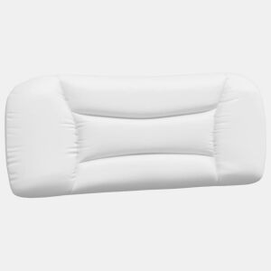 Almofadão de Cabeceira - Cabeceira de cama 100 cm couro artificial branco