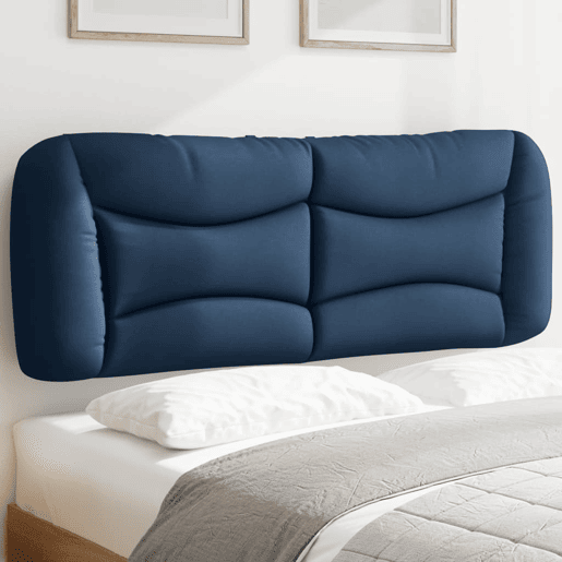 Almofadão de Cabeceira - Cabeceira de cama 140 cm tecido azul