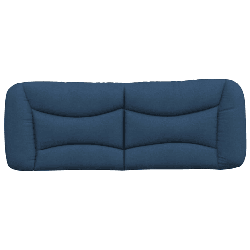Almofadão de Cabeceira - Cabeceira de cama 140 cm tecido azul