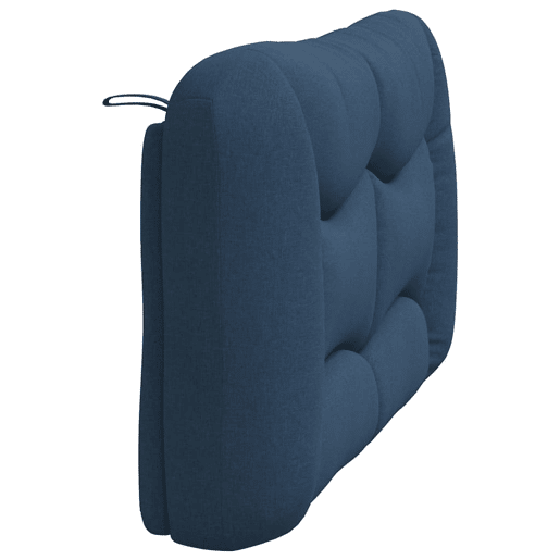 Almofadão de Cabeceira - Cabeceira de cama 140 cm tecido azul