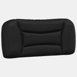 Almofadão de Cabeceira - Cabeceira de cama 90 cm couro artificial preto