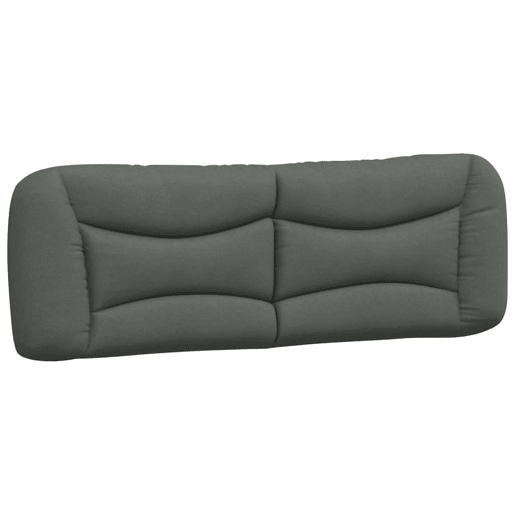 Almofadão de Cabeceira - Cabeceira de cama 160 cm tecido cinzento-escuro