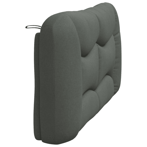 Almofadão de Cabeceira - Cabeceira de cama 160 cm tecido cinzento-escuro