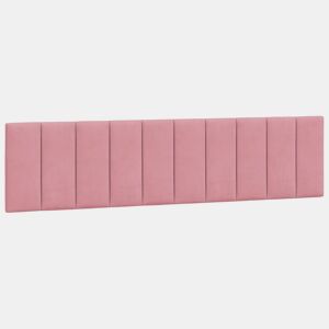 Almofadão de Cabeceira - Cabeceira de cama 200 cm veludo rosa