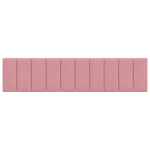 Almofadão de Cabeceira - Cabeceira de cama 200 cm veludo rosa