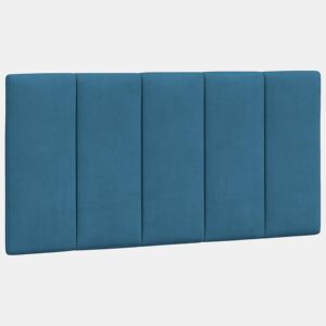 Almofadão de Cabeceira - Cabeceira de cama 100 cm veludo azul