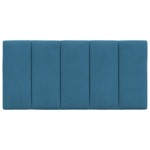 Almofadão de Cabeceira - Cabeceira de cama 100 cm veludo azul