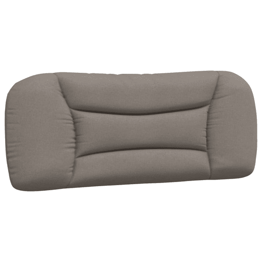Almofadão de Cabeceira - Cabeceira de cama 100 cm tecido cinzento-acastanhado