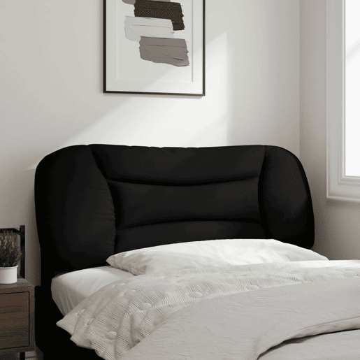 Almofadão de Cabeceira - Cabeceira de cama 100 cm tecido preto