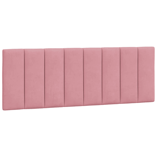 Almofadão de Cabeceira - Cabeceira de cama 140 cm veludo rosa