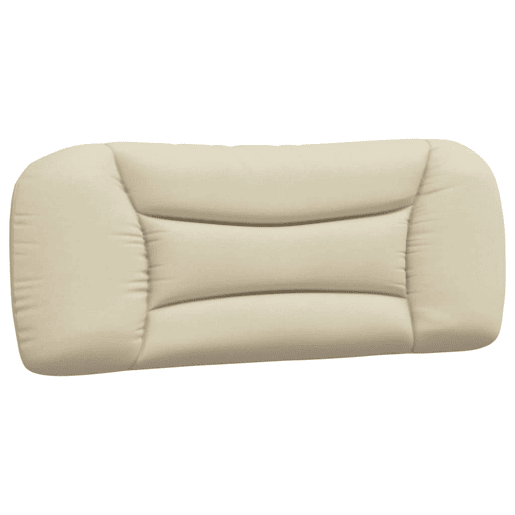 Almofadão de Cabeceira - Cabeceira de cama 100 cm tecido creme