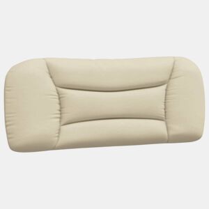 Almofadão de Cabeceira - Cabeceira de cama 100 cm tecido creme