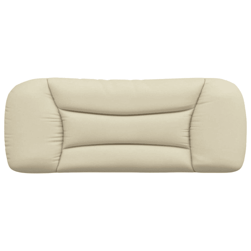 Almofadão de Cabeceira - Cabeceira de cama 100 cm tecido creme