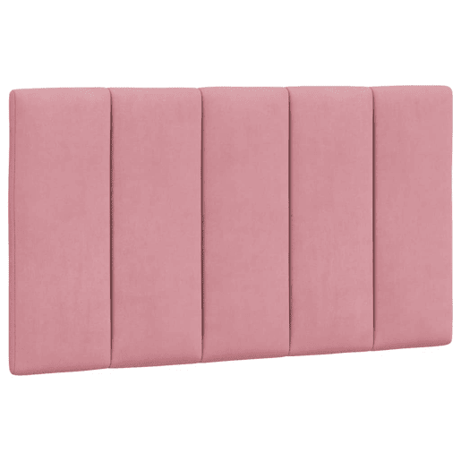 Almofadão de Cabeceira - Cabeceira de cama 90 cm veludo rosa