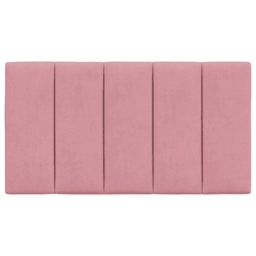 Almofadão de Cabeceira - Cabeceira de cama 90 cm veludo rosa