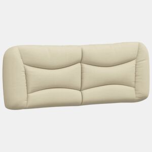 Almofadão de Cabeceira - Cabeceira de cama 120 cm tecido creme