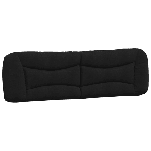 Almofadão de Cabeceira - Cabeceira de cama 180 cm tecido preto