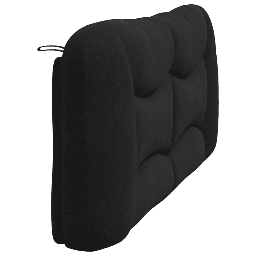 Almofadão de Cabeceira - Cabeceira de cama 180 cm tecido preto